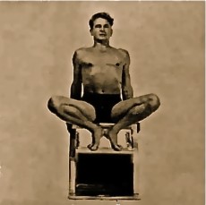 Joseph Pilates on the Wunda Chair